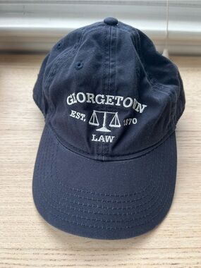 Georgetown Law Adjustable Baseball Cap - Navy
